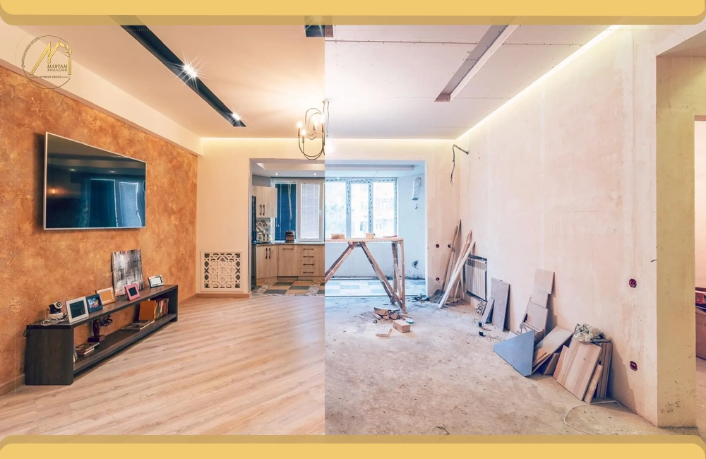 هزینه بازسازی آپارتمان در تهران