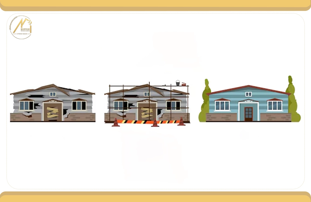 هزینه بازسازی آپارتمان در تهران